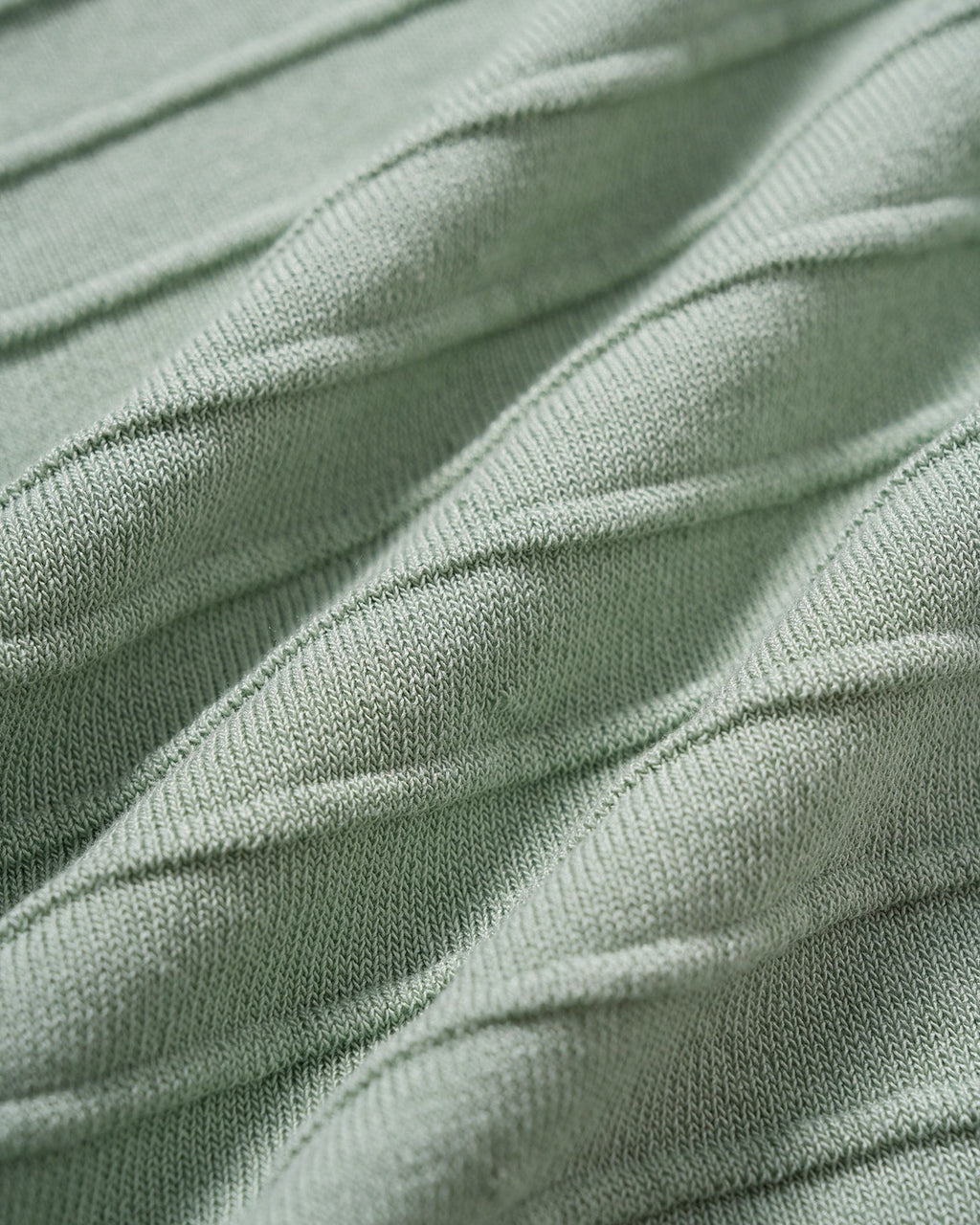 Green V Neck Viscose Sweater Dress