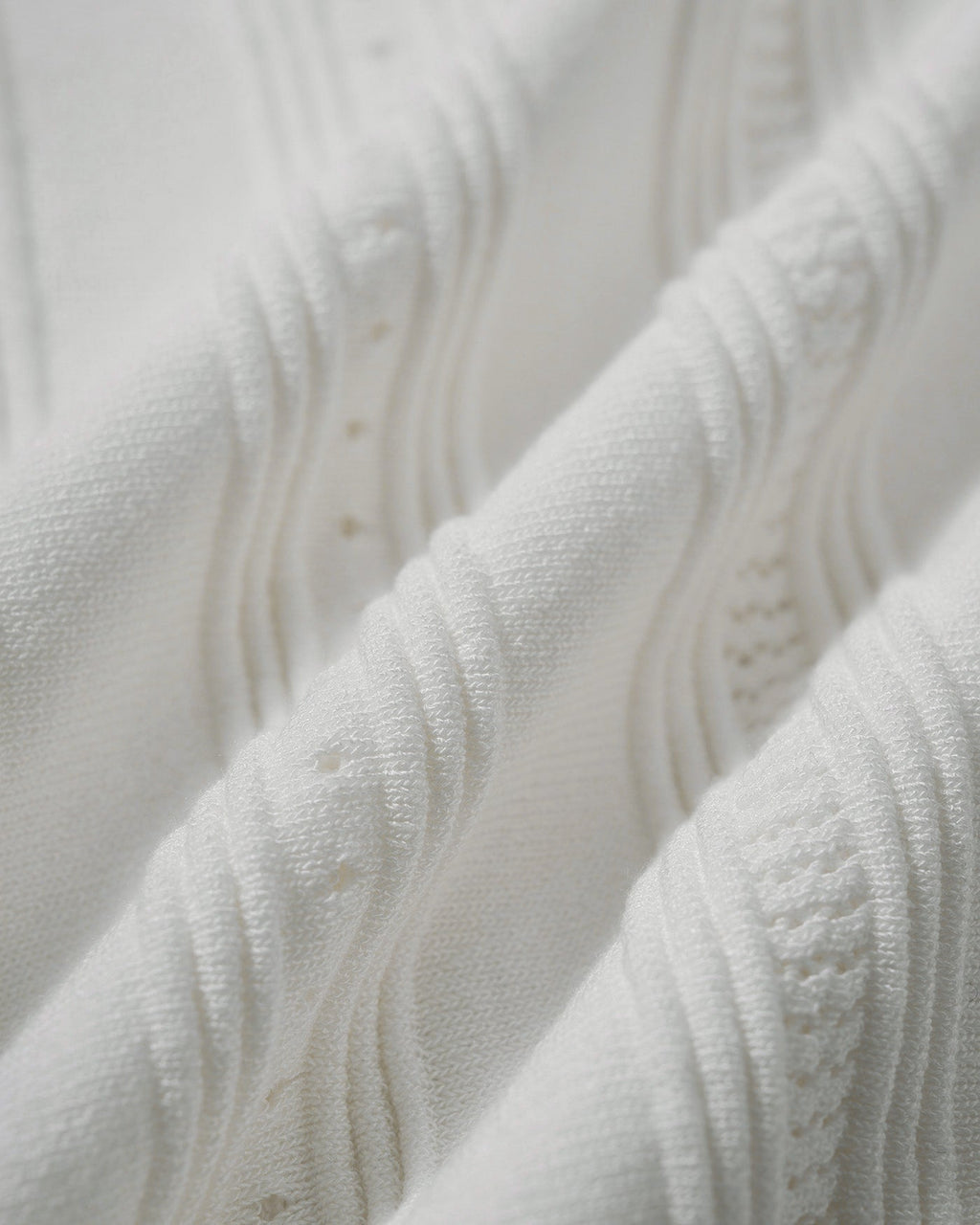White V Neck Viscose Sweater Dress