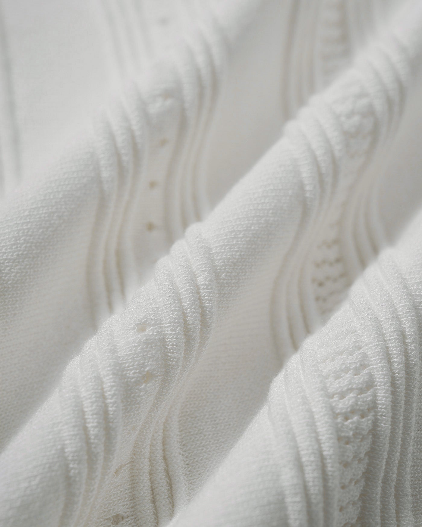 White V Neck Viscose Sweater Dress
