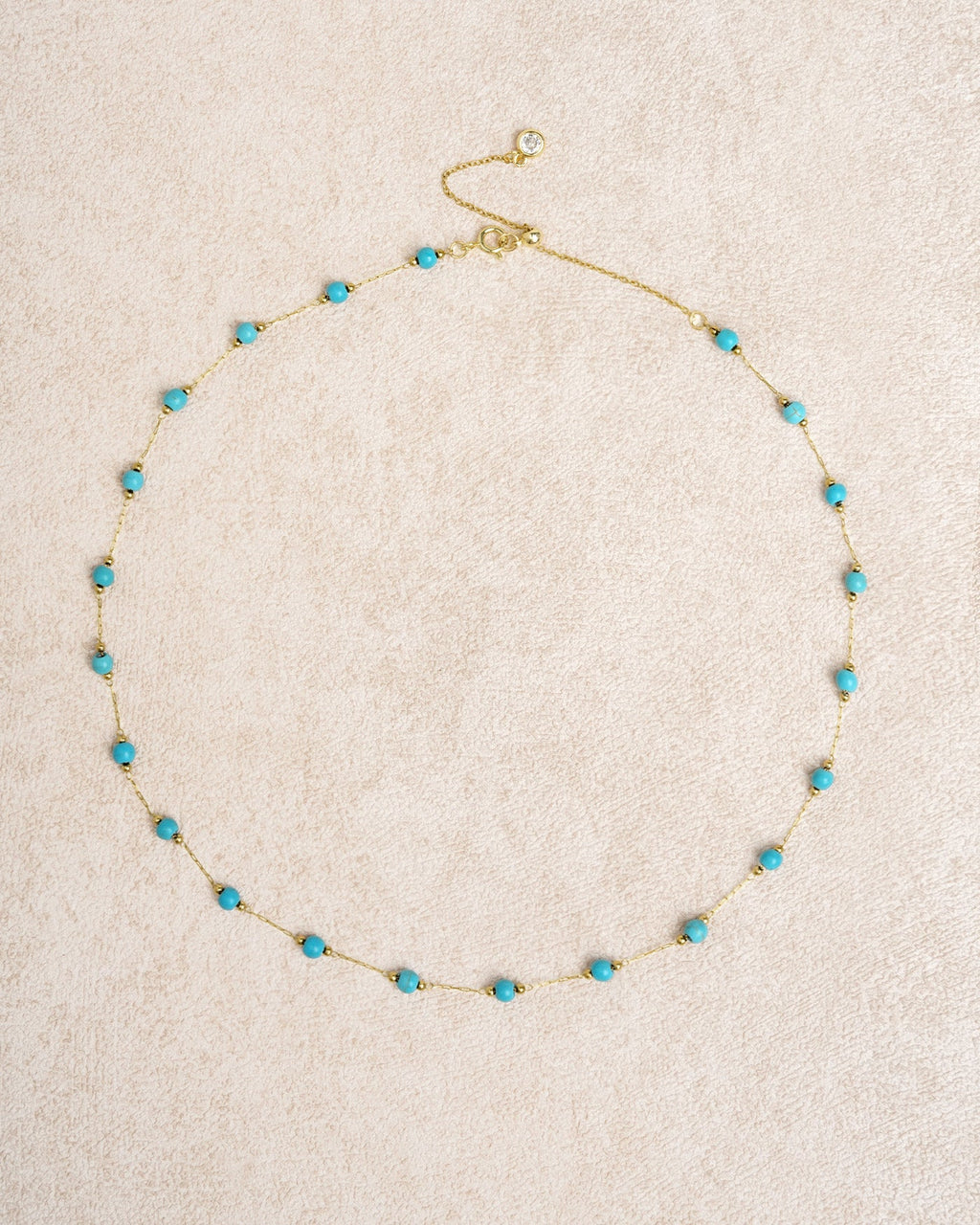Blue Beads Necklace