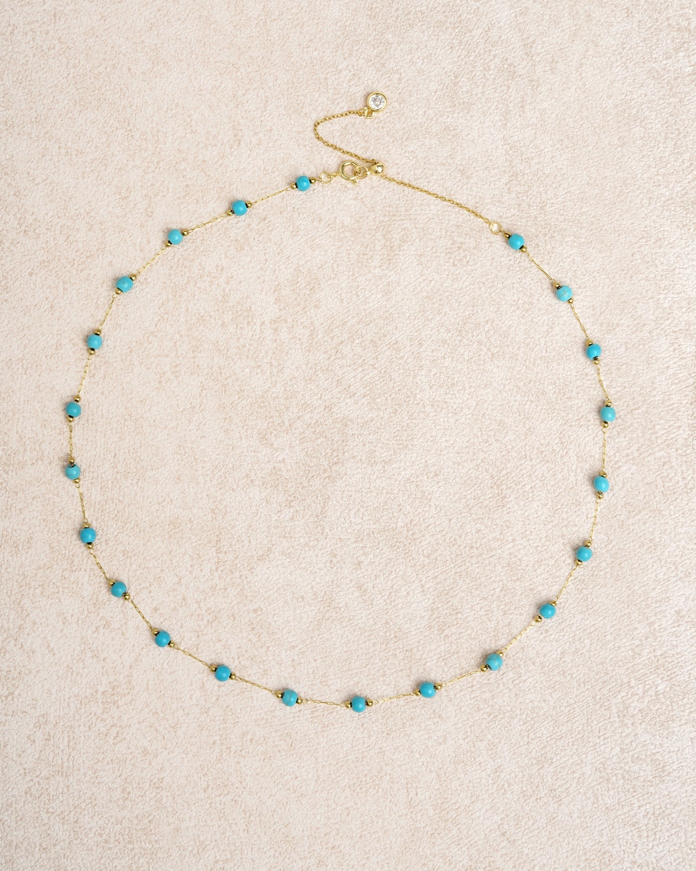 Blue Beads Necklace
