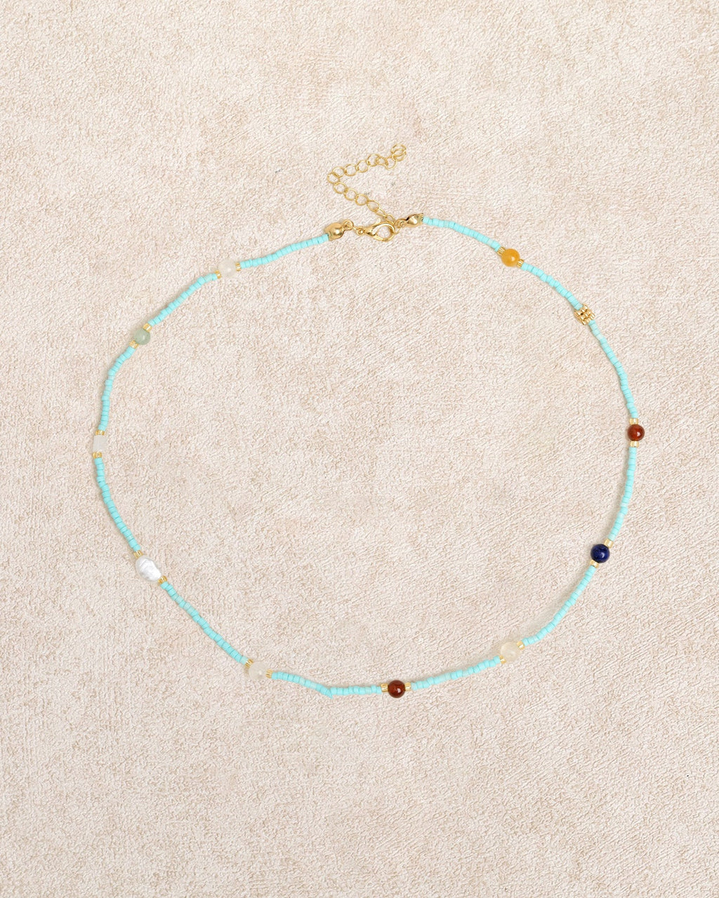 Blue Beads Necklace