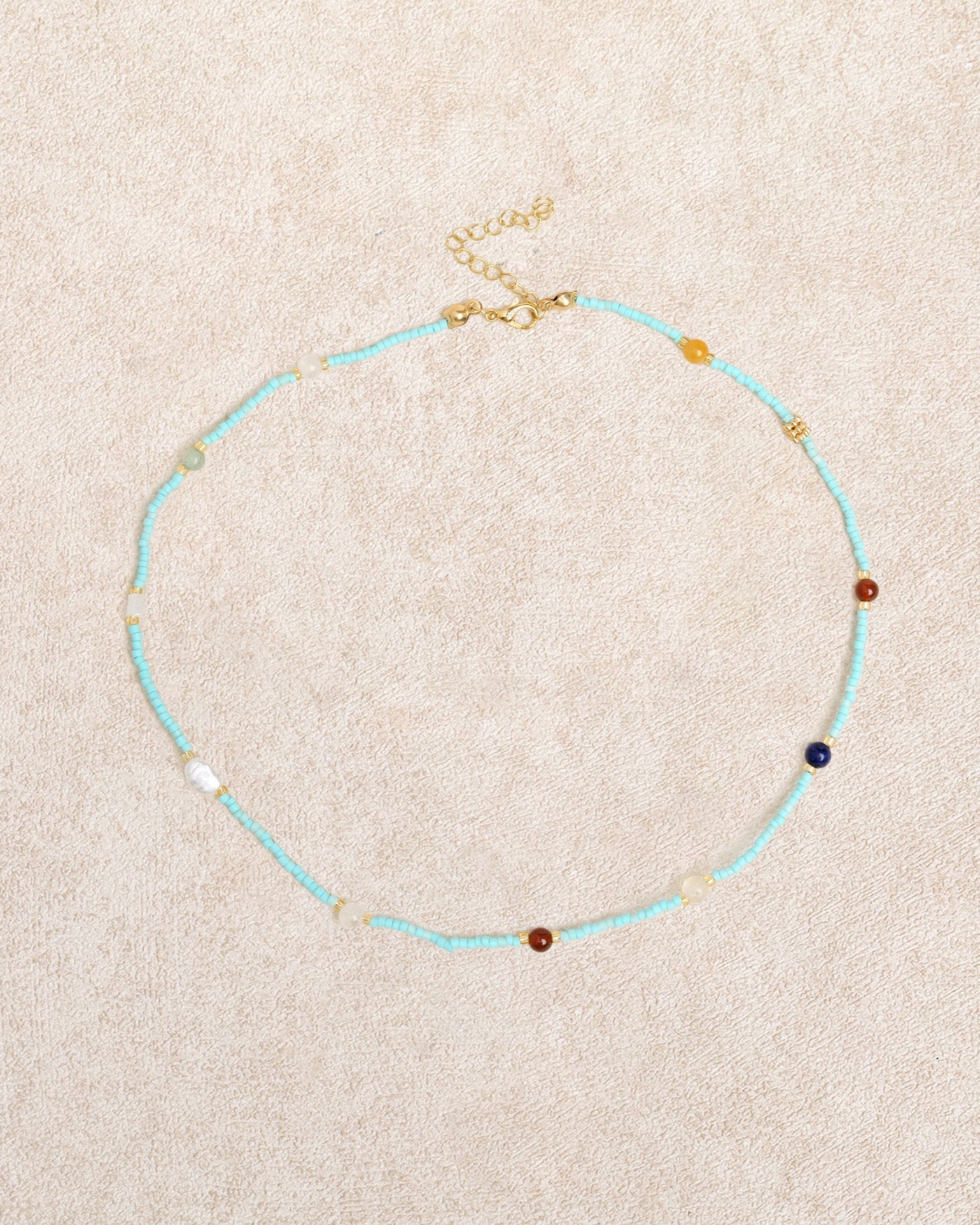 Blue Beads Necklace