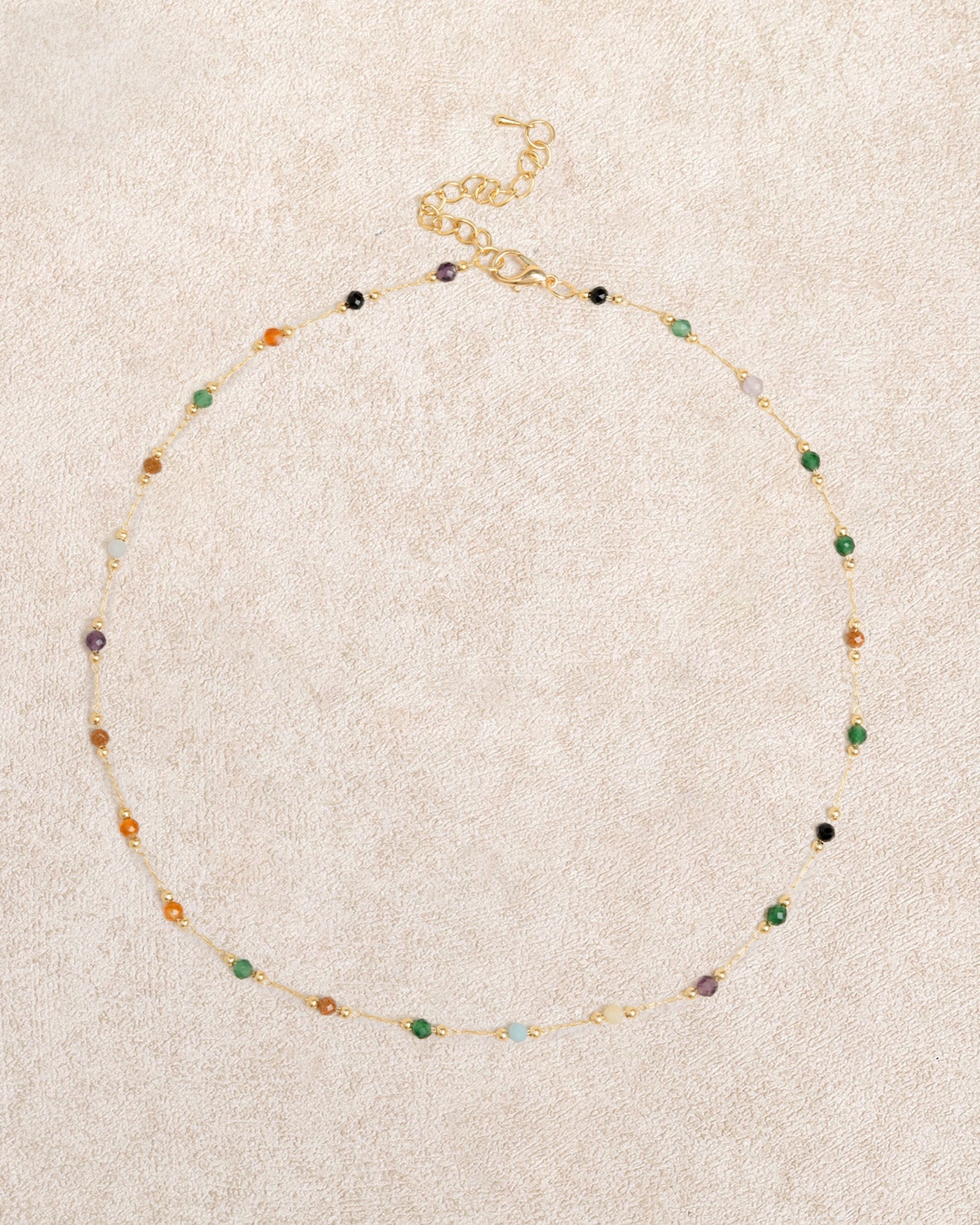 Gold Spacer Bead Necklace