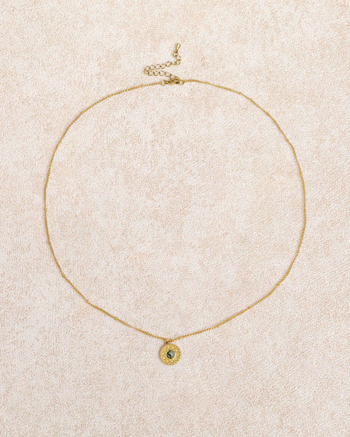 Gold Titanium Tteel Necklace