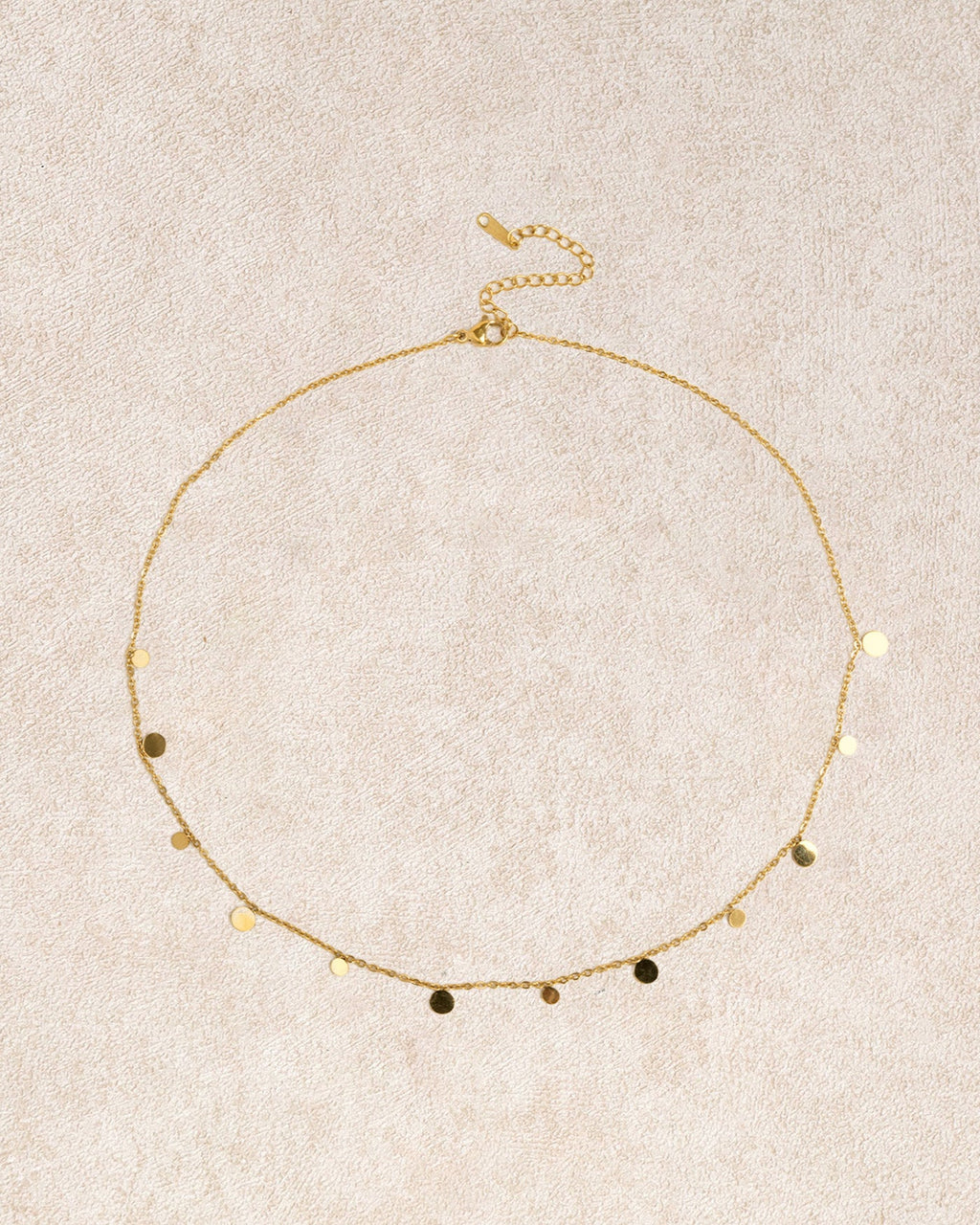 Gold Titanium Steel Necklace