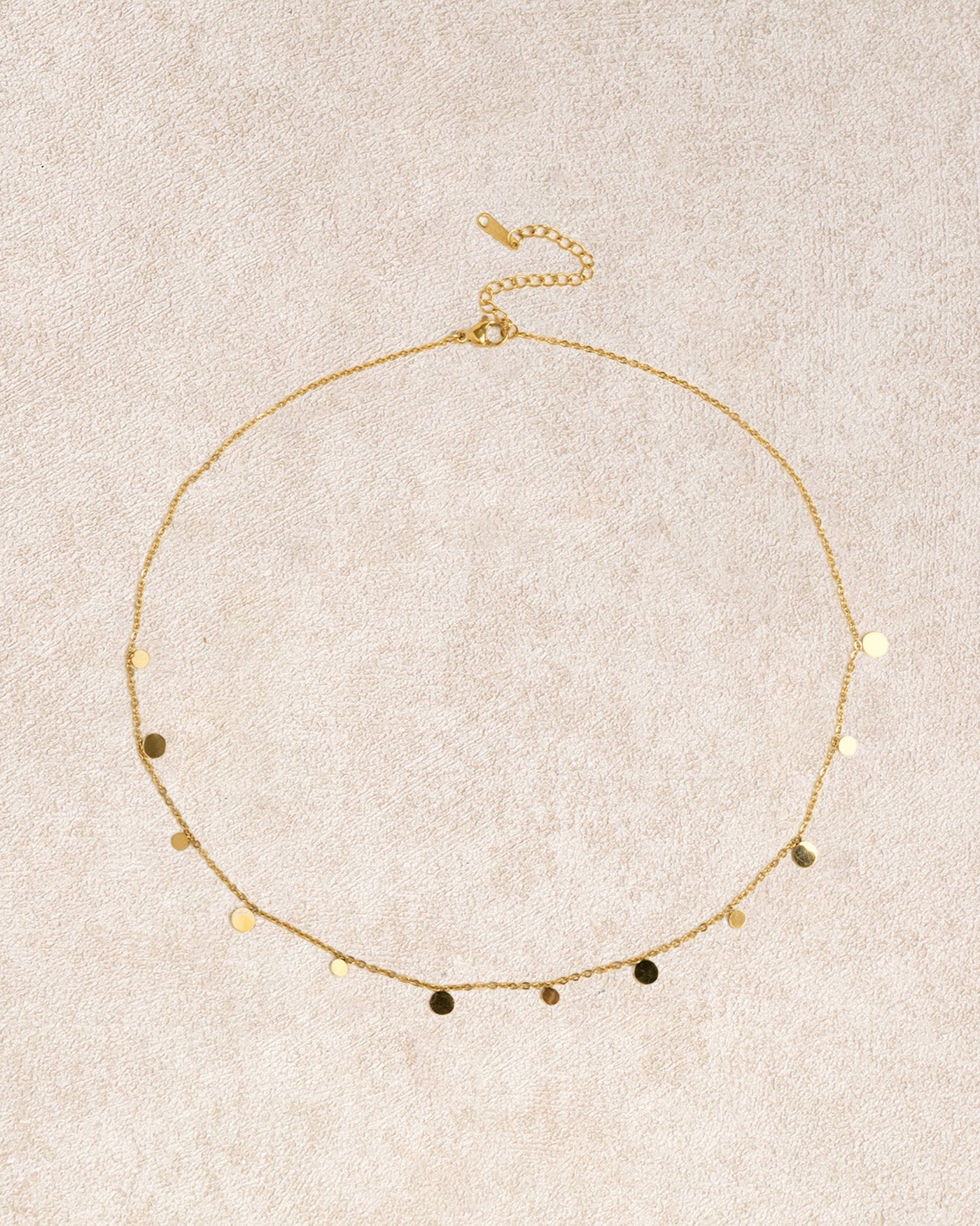 Gold Titanium Steel Necklace