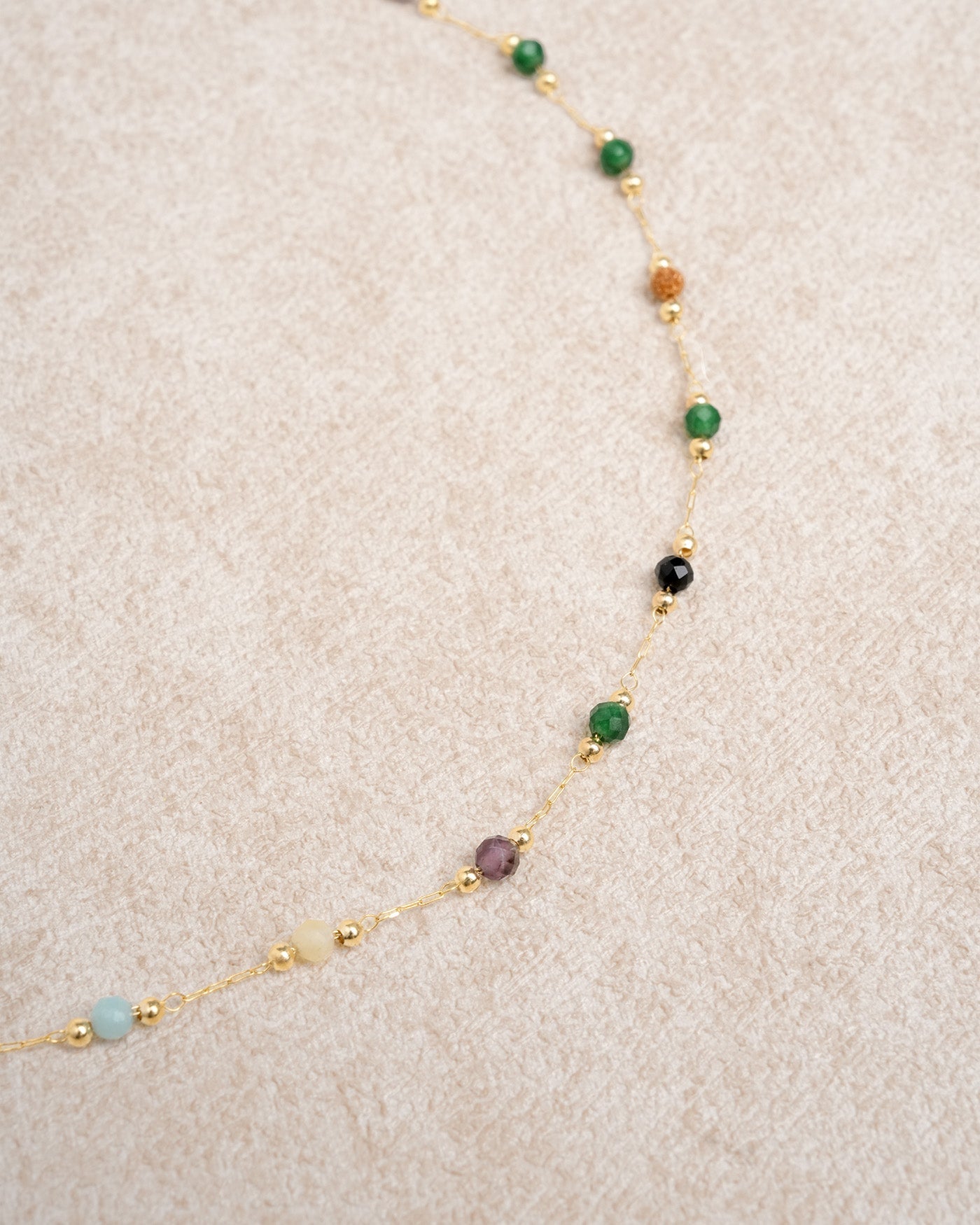 Gold Spacer Bead Necklace