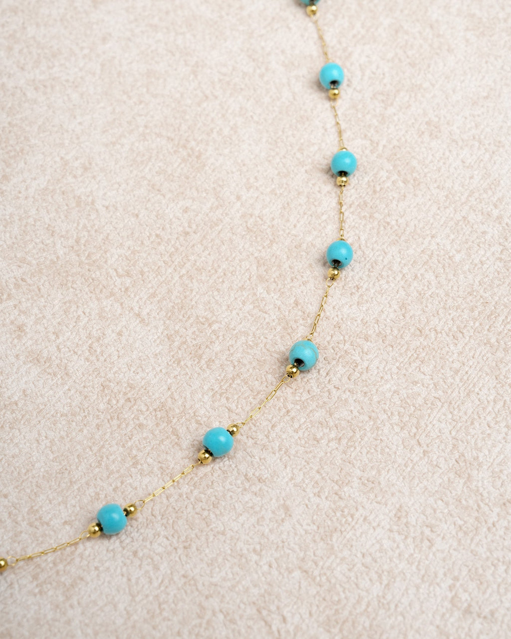 Blue Beads Necklace
