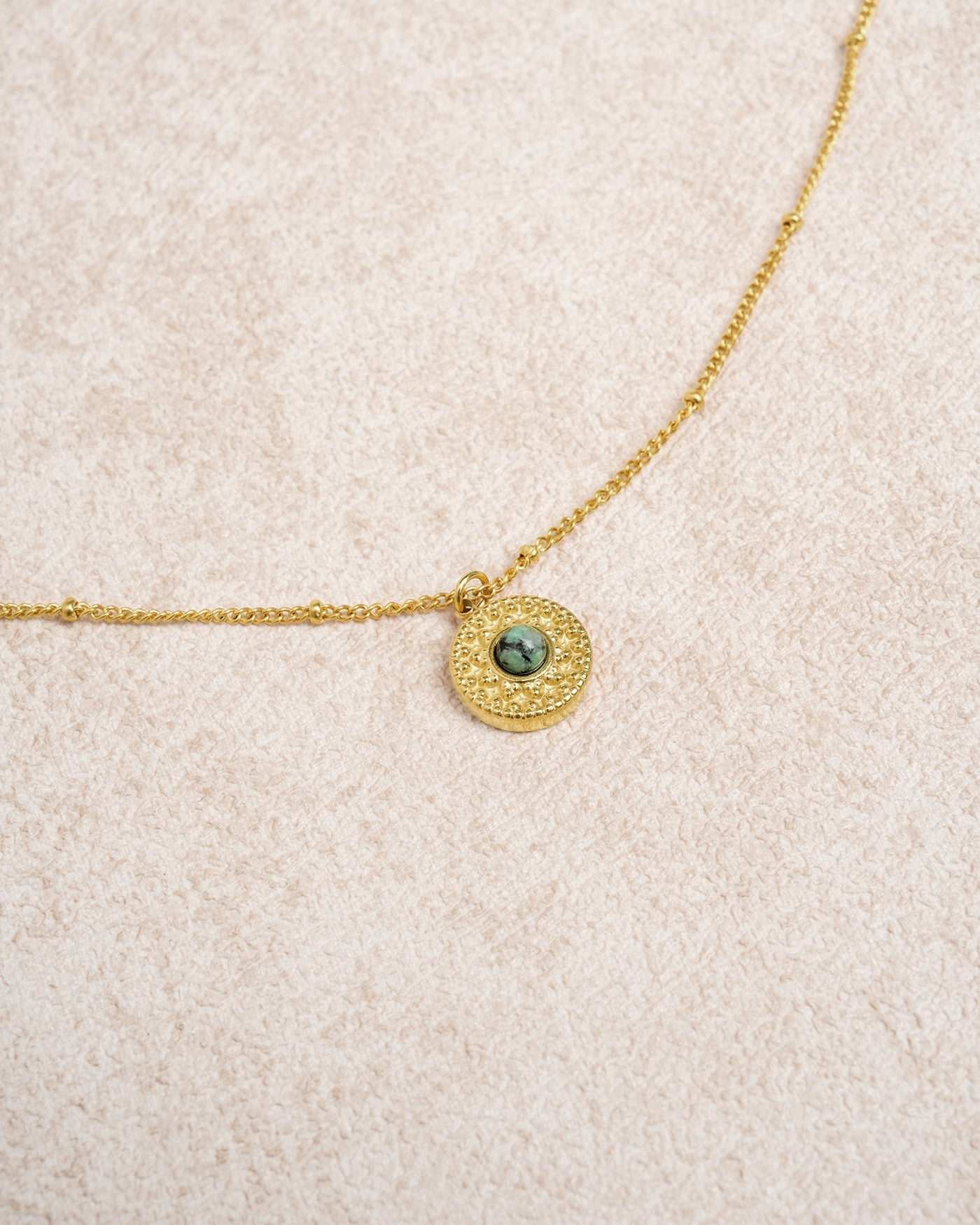 Gold Titanium Tteel Necklace
