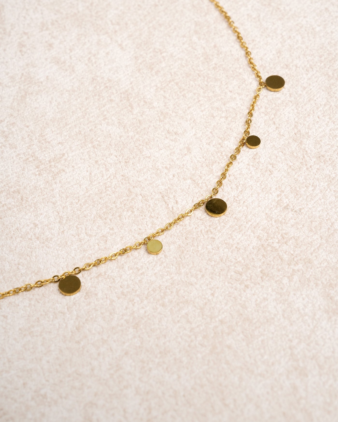 Gold Titanium Steel Necklace