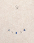 Blue Transparent Dewdrop Necklace
