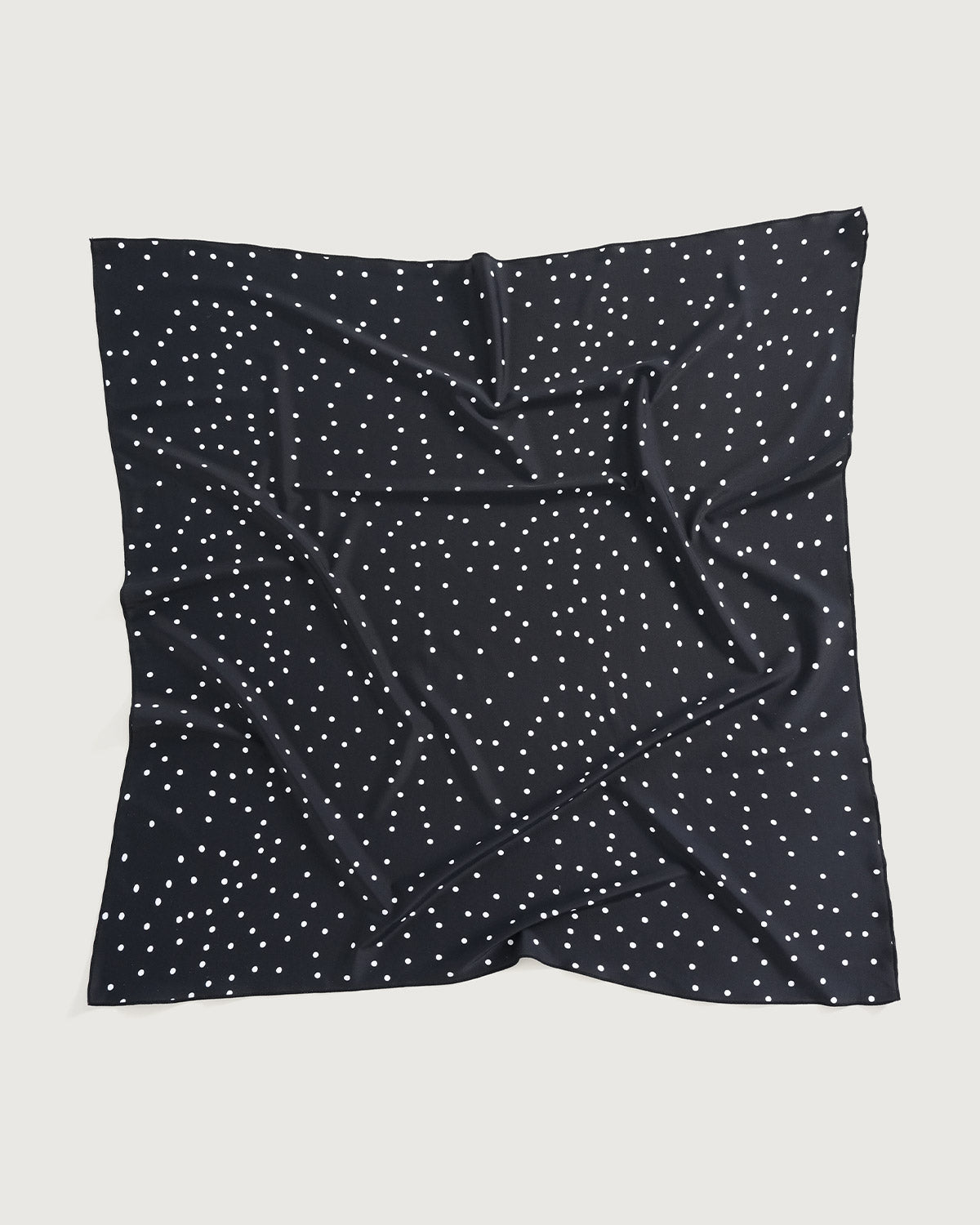 Black Polka Dots Scarf
