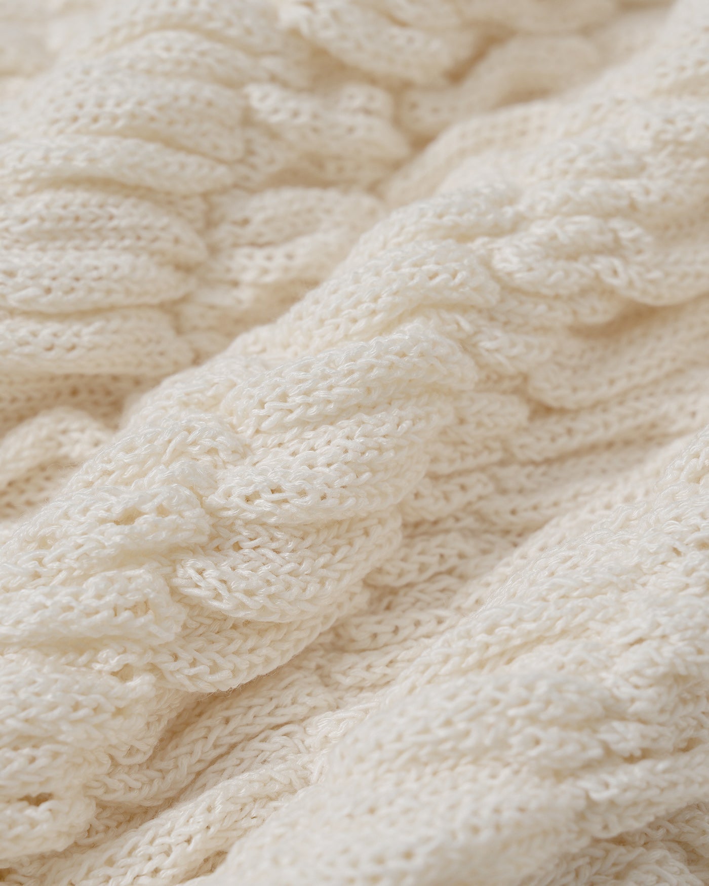 Apricot Round Neck Textured Sweater