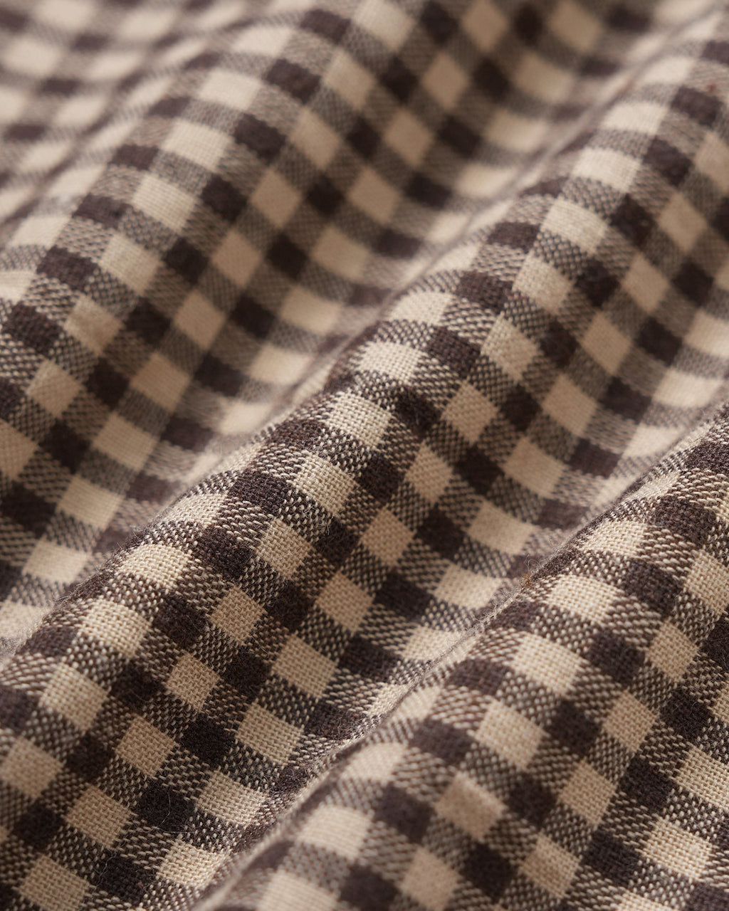 Brown Plaid Pleated Mini Dress