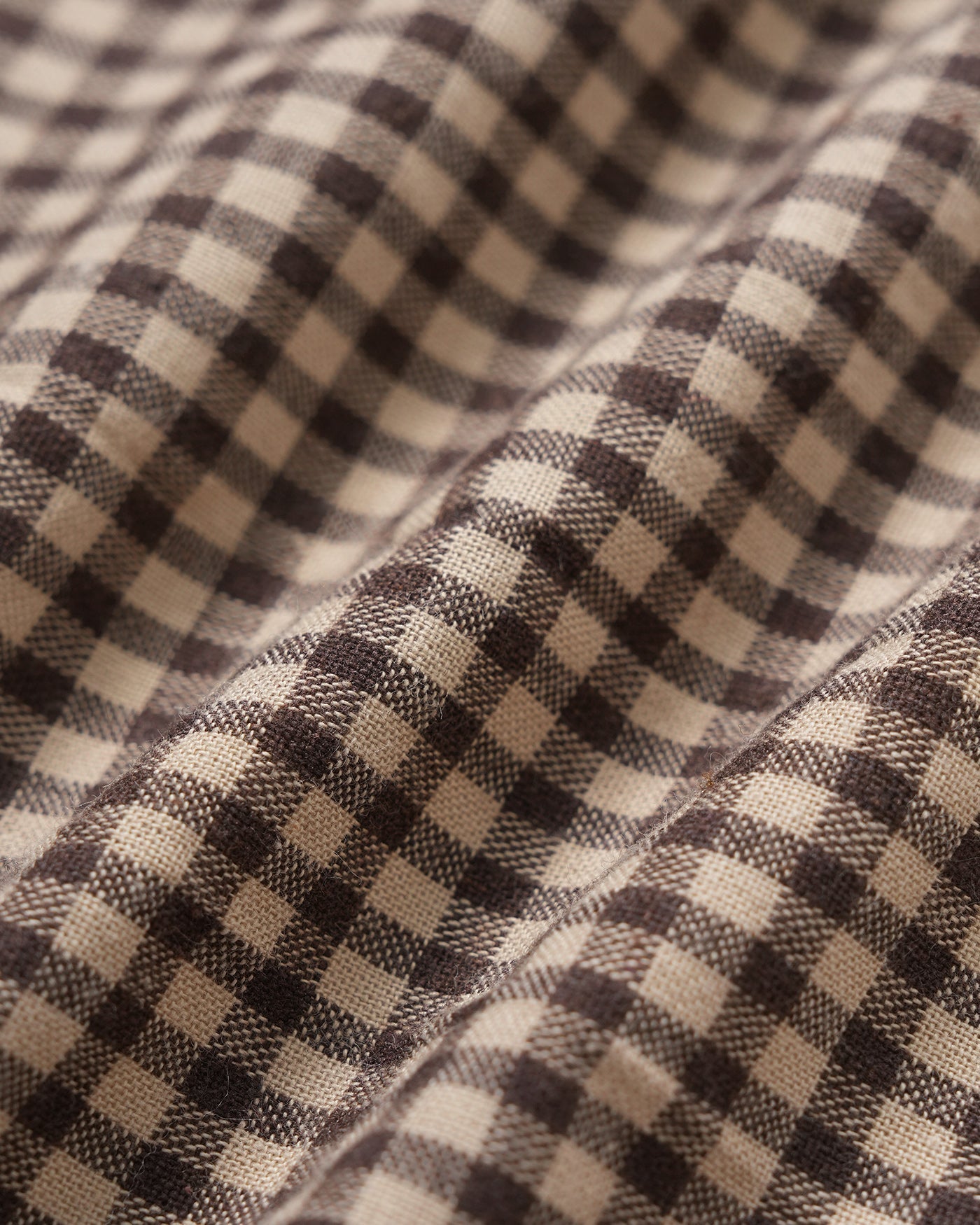 Brown Plaid Pleated Mini Dress
