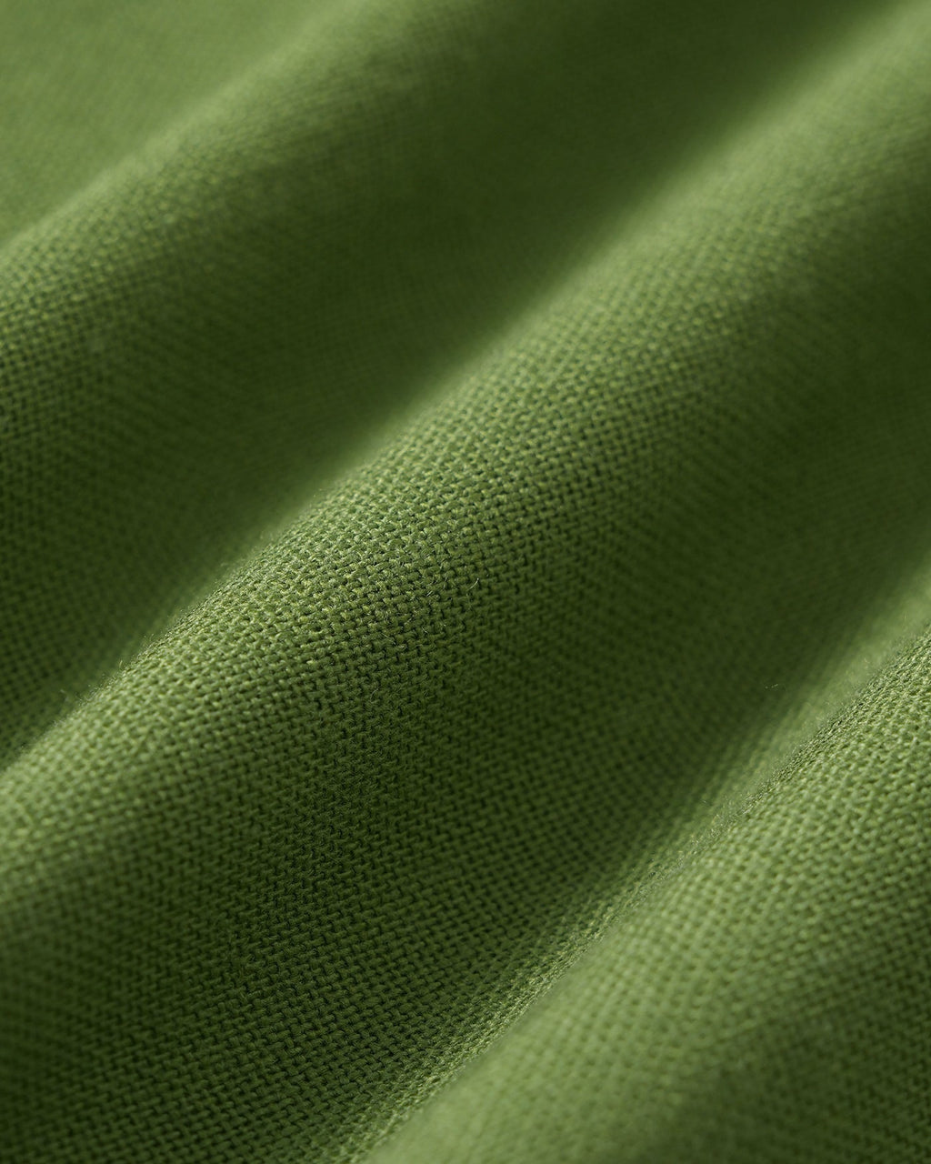 Green Solid Tie Midi Skirt
