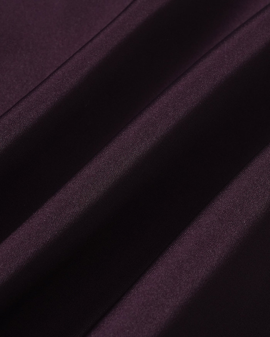 Purple Cowl Neck Mermaid Satin Midi Dress