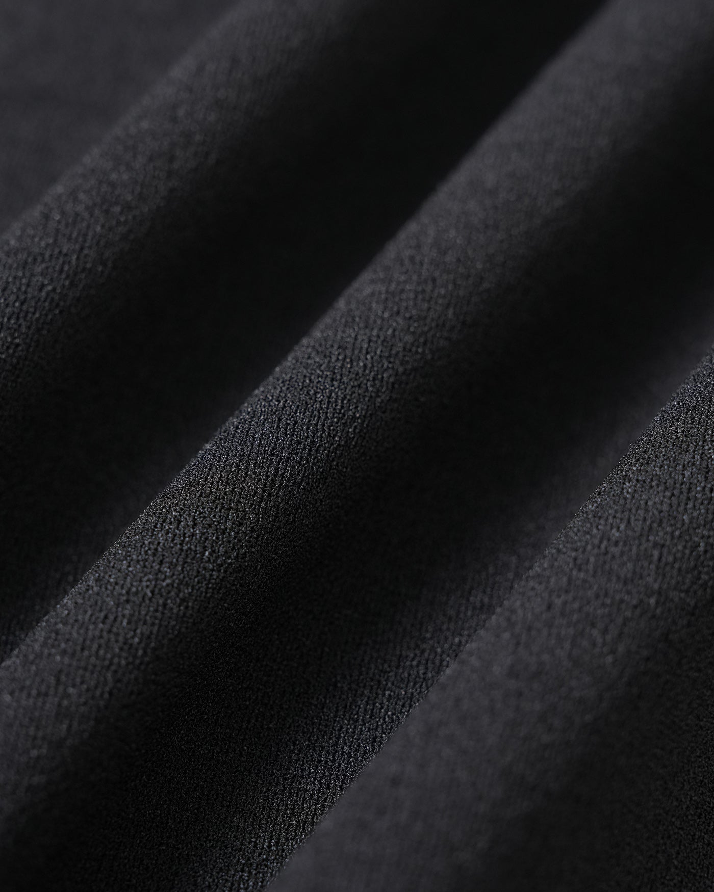 Black Solid Zipper Slip Midi Dress