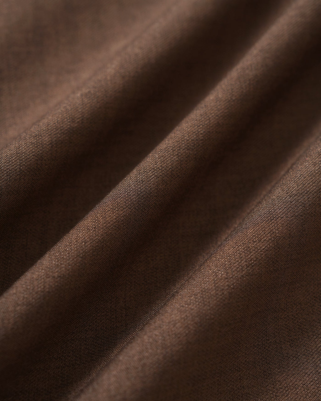 Brown Tie Button Mini Dress